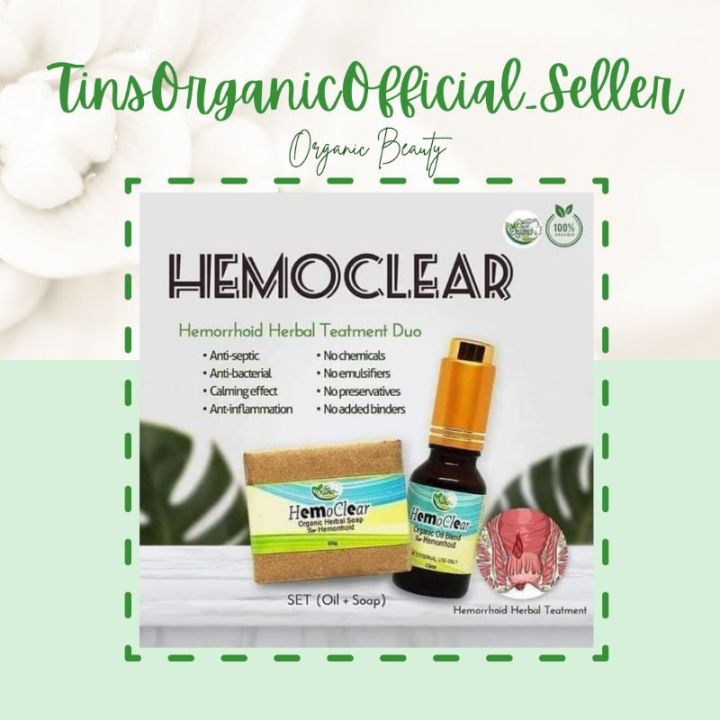 Hemo Clear Oil And Soap Gamot Sa Almoranas Lazada Ph 9061