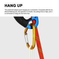 Outdoor Adjustable Rock Climbing Mountaineering Riser Pedal Rope Foot Ring Belt Climbing Accessories Camping Hiking