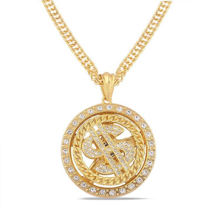 hip-hop-street-dollar-turntable-necklace-rap-hiphop-can-turn-dollar-pendant-vito