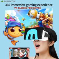 ชุดหูฟัง VR สำหรับ Nintendo Switch OLED Controller 3D วิดีโอ VR กล่องแว่นตา Virtual Reality Helmet Gaming สำหรับ Inmudar Parts
