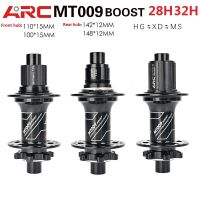 ARC MT009เพิ่มศูนย์กลางจักรยานฮับ MTB 28H 32H HG XDR MS 8-12ความเร็ว100/110*15มม. 142/148*12มม. อะไหล่รถจักรยานฮับ Peilin