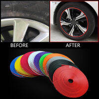 8M Roll Car Vehicle Color Wheel Rims Protectors Strip Car Decoration Rubber Tire Guard Line For Auto Accessories NEW