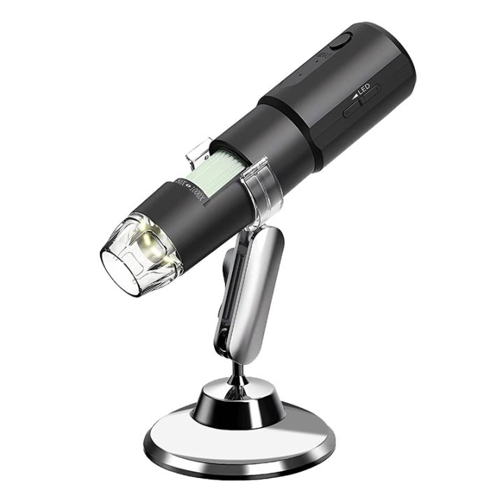 1-piece-wireless-digital-microscope-microscope-digital-microscope-compatible-with-laptop-windows-computer-black