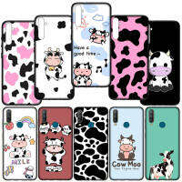 อ่อนนุ่ม ปก เคสโทรศัพท์ G174 PF41 Cow Print Moo Black white ซิลิโคน Coque หรับ OPPO A17 A3S A5 A9 A7 A54 A12 A15 A16 A5S A37 Neo 9 A59 F1S A83 A1 A92 A72 A52 F5 F7 F9 A7X A15S A16S A56 A55 F11 Pro A94 4G A95 A53S A17K Phone Casing