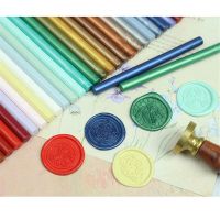 【cw】 10pcs Diy Wax Sticks Letters Postcards Wedding Invitation Card Melting Glue Stick !