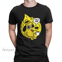 Men T Shirt This Is Fine Meme Tshirt For Men Crew Neck Kawaii Dog Graphic Tees T Shirt Gildan Spot 100% Cotton