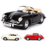 1:24 Porsches 356B Coupe Simulation Alloy Car Model Metal Diecast Metal Vehicles Car Model Decoration Collection Childrens Gifts