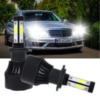 2PCS ด้านข้าง4 H7ไฟหน้ารถยนต์หลอดไฟ High Beam สำหรับ  Benz W211 W210 W124 W212 W204 W203 W205 W220 W221 Beam อุปกรณ์เสริม