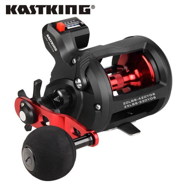 KASTKING Rekon Line Counter Trolling Fishing Reel Round Conventional