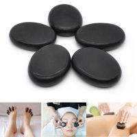 hot【DT】 Hot Stone Massage Set Stress Back Pain Basalt Round Stones