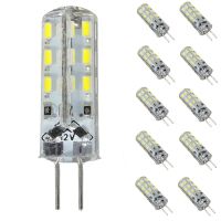 100%-1.5W หลอดไฟ LED G4 24 LED 3014หลอดไฟสปอตไลท์ซิลิโคนไฟตู้แสงสีขาวอบอุ่นบริสุทธิ์ DC 12V