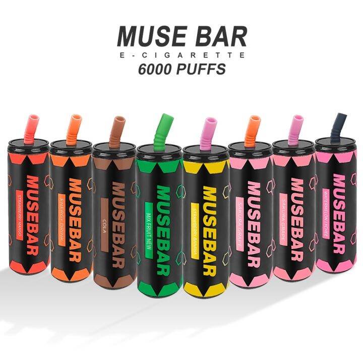 New Muse Bar 6000 Puffs Disposable Pods Stock Flavor juice Rechargeable Lazada PH