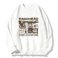 Radiohead Ok คอมพิวเตอร์ Hoodie Rock Band เพลงตลก Graphic เสื้อ Casual พิมพ์คุณภาพใหม่ยี่ห้อ Pullovers O-Neck Hoodies