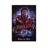 Vintage Tin Signs - Michael Jackson Thriller - Retro Art Plaque Wall Decor สำหรับบาร์คาเฟ่สวนห้องนอนและสำนักงาน