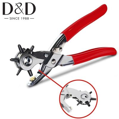 【CW】 Leather Hole Punch Diameter 4.5/4/3.5/3/2.5/2mm 6 size for Leather amp;Belts amp;Watches amp;Vinyl amp;Handbags