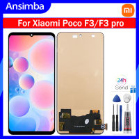 LCD TFT Ansimba สำหรับ Xiaomi Poco F3/Poco F3 Pro/Poco F4จอแสดงผล LCD แบบสัมผัสหน้าจอชุดประกอบดิจิไทเซอร์สำหรับ Xiaomi Poco F3 Poco F3 Pro Poco F4 M2012K11AG 22021211RG 22021211RI อะไหล่ซ่อมจอ LCD