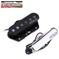 Wilkinson M Series Classical Vintage Style Tele Single Coil Neck And Bridge Pickup for Telecaster TL Electric Guitar Chrome WOVT