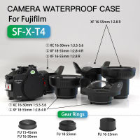 Seafrogs กล้องกันน้ำที่อยู่อาศัยสำหรับ Fujifilm X-T4ใต้น้ำ40เมตรดำน้ำลึก X-T4อุปกรณ์ถ่ายภาพ