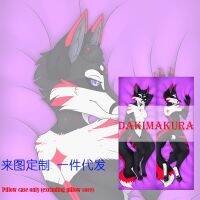 Dakimakura อะนิเมะนักดับเพลิง KitArcus Hellfox พิมพ์สองด้านชีวิตขนาดร่างกายปลอกหมอน