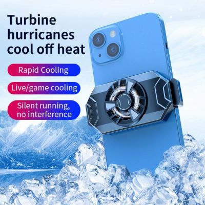 ✧✵ S1 Air-Cooled Chicken King Refrigeration Artifact Game Cooling Fan Heat Sink Back Clip Live Streaming Mobile Phone Radiator