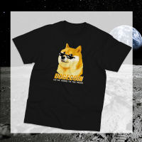 เสื้อบิทคอย ลายเหรียญ Dogecoin เสื้อแฟชั่น เสื้อยืดผุ้ชาย เสื้อลำลอง