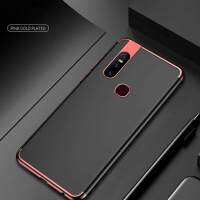 GOOGLEHITECH Vivo V11i / VIVO V11i เคสหรูหรากรณีสมาร์ทระยิบระยับซิลิโคนยืดหยุ่นเงาขอบไมโครเคลือบเดิมโทรศัพท์กลับ coque, ครอบคลุม, 3 ใน 1 ชุบ Matte Soft