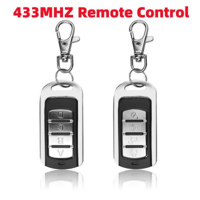 433MHz Wireless RF Remote Control Universal 4 Keys Auto Copy Cloning Garage Gate Door Transmitter Duplicator Key Auto Keychain