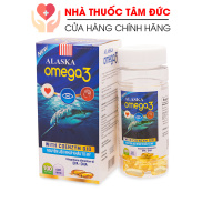 Viên dầu cá Alaska Omega 3 bổ não sáng mắt khỏe mạnh tim mạch tăng cường
