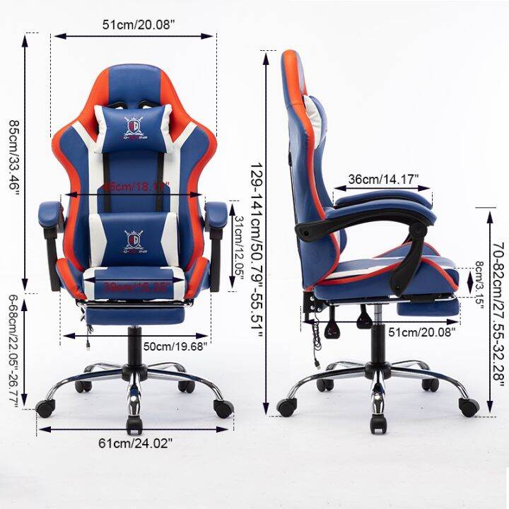 sabai-sabai-cod-เก้าอี้เกมมิ่ง-ปรับความสูงได้-gaming-chair-มีนวด-ที่รองขา-ขาเหล็ก-เล่นคอมหรือนอนได้-เก้าอี้เกมมิ่ง-เก้าอี้สำนักงาน