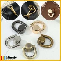 MINUTE กระเป๋า DIY สแน็ปกระเป๋า หัวเข็มขัด หัตถกรรมเครื่องหนัง หัวเข็มขัด หมุดโลหะกระเป๋า ตัวเชื่อมต่อกระเป๋าถือ ปุ่มสตั๊ด