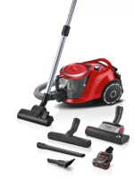 Bosch เครื่องดูดฝุ่นคานิสเตอร์ แบบไร้ถุง สีแดง รุ่น BGS41ZOORU