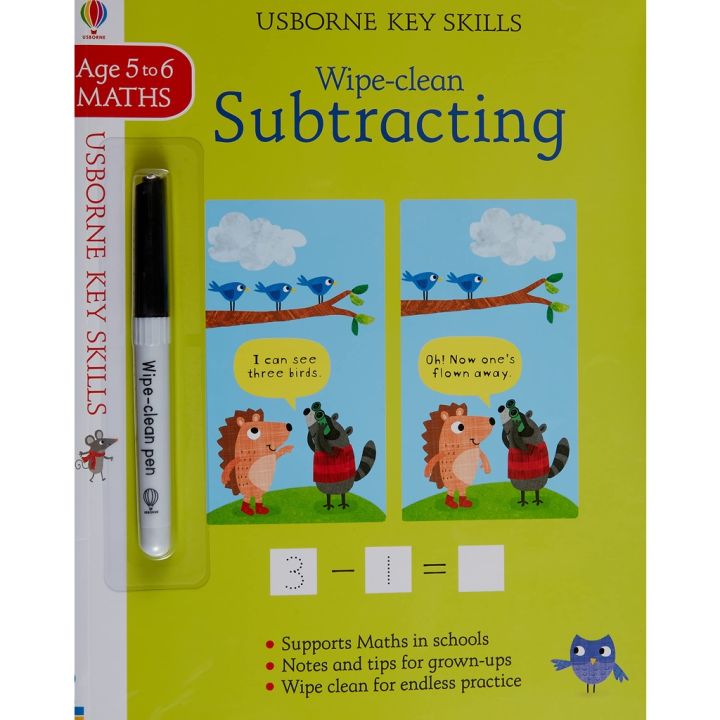 Standard product (New) Wipe-clean Subtracting 5-6 (Key Skills) หนังสือใหม่พร้อมส่ง