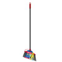 VILEDA ไม้กวาดพลาสติก 2IN1 VILEDA CLASSICA สีแดง PLASTIC BROOM 2IN1 VILEDA CLASSICA RED ไม้กวาดและที่โกยผง อุปกรณ์ทำความสะอาด ของใช้ภายในบ้าน