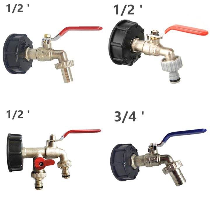 ibc-tank-adapter-s60x6-1-2-garden-hose-faucet-water-tank-hose-connector-3-4-garden-tap-replacement-connector-fitting-valve-plumbing-valves