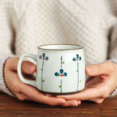 Xitian Muyu แก้วและจานรองกาแฟเหยือกแก้วน้ำถ้วยเซรามิกญี่ปุ่นสำหรับใช้ในบ้านสีใต้เคลือบด้วยมือสีสันเชียนฟัน