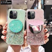 เคสโทรศัพท์ Iphone 15 Pro Sparkling Star Moon เคสซิลิโคนนิ่มป้องกันการตกกระจกโปร่งใสฝาหลัง Iphone 15Pro Max 15Plus