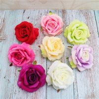 [COD] rose head silk flower wholesale fake adornment of goods AliExpress