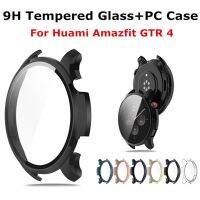 Protective PC Case For Amazfit GTR 4 Tempered Glass Film Smart Watch Protective Bumper Shell Cover For Huami Amazfit GTR4 GTR 4 Screen Protectors