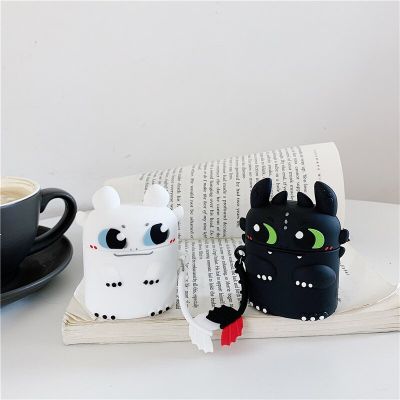 Cartoon Dragon Case for AirPods Pro2 Airpod Pro 1 2 3 Bluetooth Earbuds Charging Box Protective Earphone Case Cover Headphones Accessories