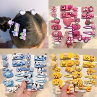 【hot sale】▪ C05 Children Candy Color Broken Hair Cartoon Hairpin Little Girl bb Cute Baby Accessories Flower Strawberry Bear Side Clip