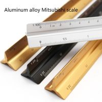 30 cm Aluminum Architect Scale Triangular Scale Scale Ruler for Blueprint Triangle Ruler Drafting Ruler Architect Ruler Rulers  Stencils