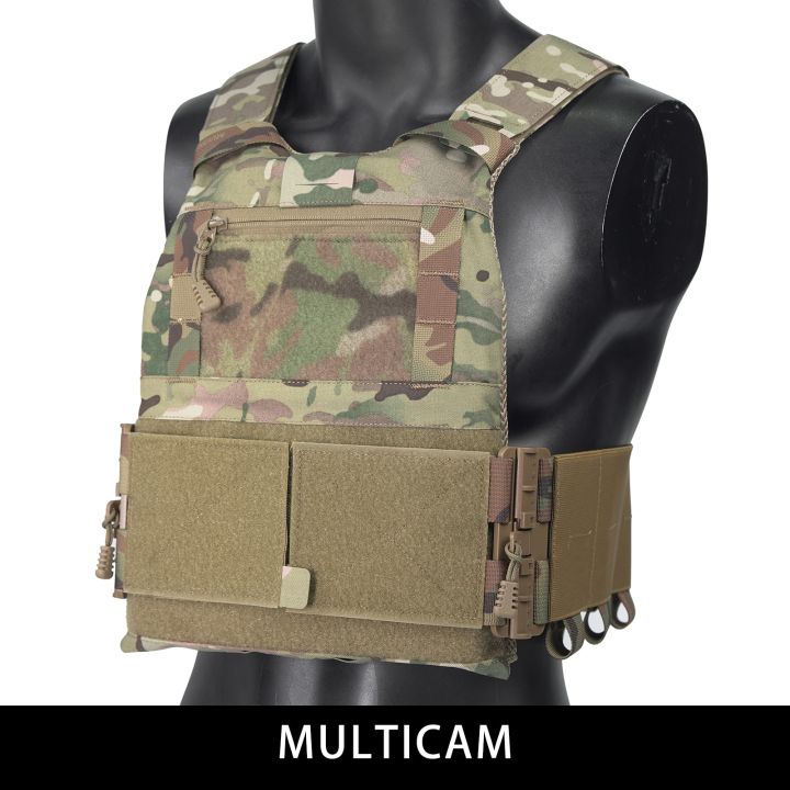 Tactical Vest Plate Carrier Lightweight Cummerbund Gear Military ...