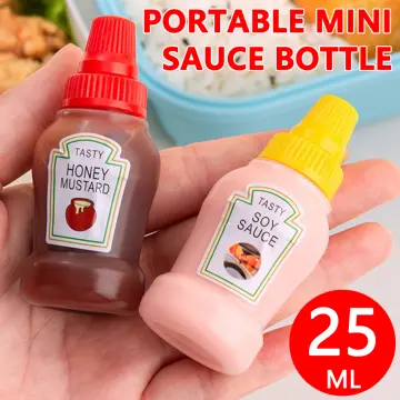 3pcs Portable cartoon Mini Sauce box Small Sauce Container Kids