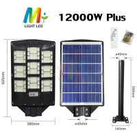 Solarcell ไฟพลังงานแสงอาทิตย์ ไฟถนนโซล่าเซลล์  18000W ไฟโซล่าเซลล์ค่าไฟ 0บาท