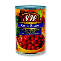 โปรคุ้ม ถูกดี เอสแอนด์ดับบลิว ถั่วในซอสพริก 15.5 ออนซ์ S&amp;W Chili Beans 15.5 Oz. สุดคุ้ม เก็บเงินปลายทางได้