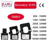 ▽✳◙ 3000/1 Micro Split Core Current Transformer Sensor AC Open Type CT 80A 120A 200A 300A 500A 750A Clamp High Frequency Transformer