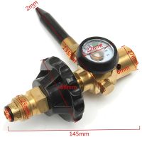 145*135mm Brass Helium Latex Balloon Inflator Regulator With Pressure Gauge For G5/8 Tank Valves  Pressure Reducer Valves