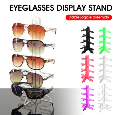 【CW】Plastic Sunglasses Show Rack 4 Pairs Glasses Place The Shelf Optical Shop Sunglasses Color Display Stand Mesa Storage Rack