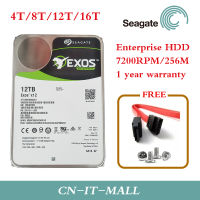 Seagate EXOS Enterprise 4TB 6TB 8TB 10TB 12TB 3.5 "SATA3.0 7200RPM กล้องวงจรปิด DVR การเฝ้าระวังฮาร์ดไดรฟ์