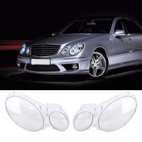 1 Pair Car Headlight Cover Transparent Waterproof HeadLight Lampshade Cover For Benz W211 E240 E200 E350 E280 E300